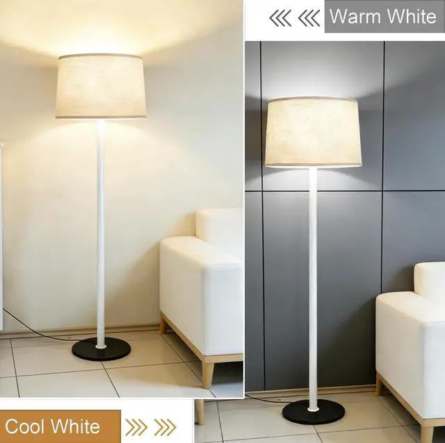 Alt view image 7 of 7 - drum lamp shades Set of 2 for table lamps 11.6" Top x 12.6" Bottom x 9.8" High, Qvtekn Medium Beige Lampshades for floor lamps (Spider Fitter), Natural Linen Handcrafted with Easy Assembly