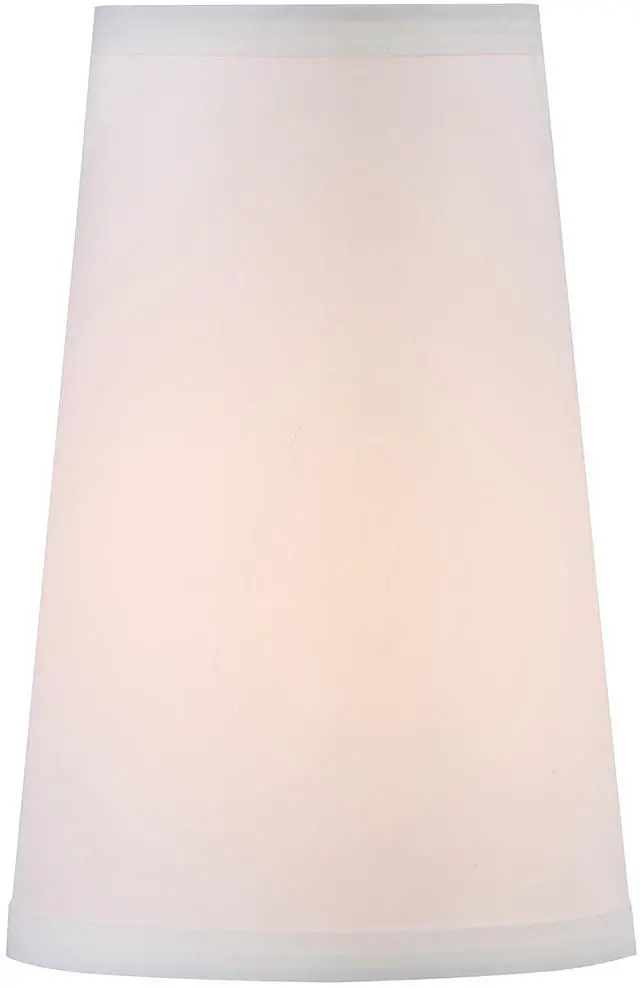 Alt view image 2 of 7 - 32164 Transitional Hardback Empire Shape Spider Fitter Lamp Shade in Off White, 4-1/4" Top x 6" Bottom x 9" Slant