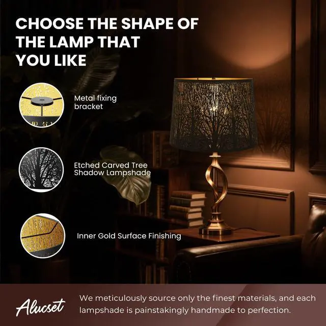 Alt view image 2 of 7 - Large Lamp Shade for Table Lamp and Floor Light, 12x14x10 inch
