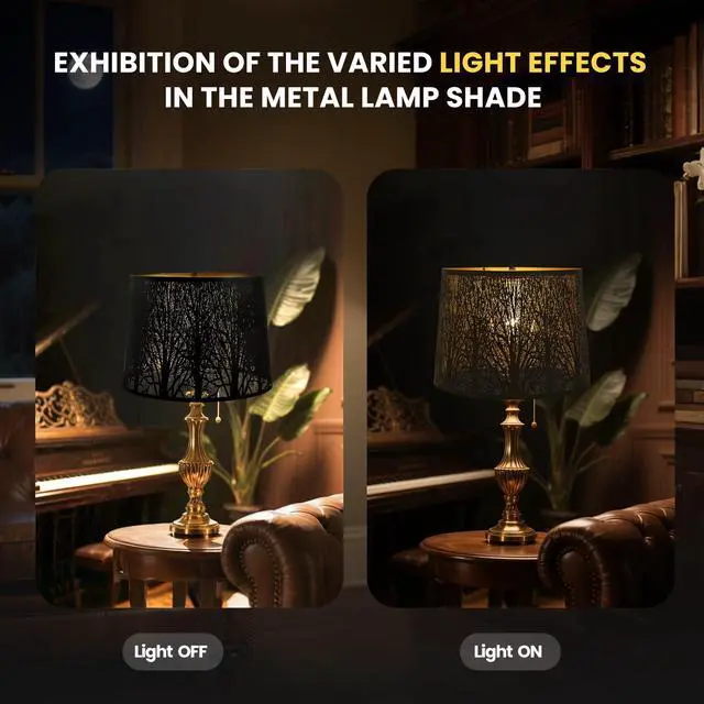Alt view image 6 of 7 - Large Lamp Shade for Table Lamp and Floor Light, 12x14x10 inch