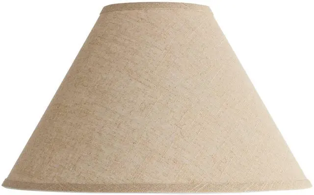 Main image of Pre-Assembled Denni Fine Large Burlap Empire Shade 6x17x11.5 (Spider)