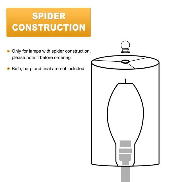 Alt view image 3 of 7 - Tall Lamp Shades Set of 2, 10" Top X 10" Bottom X 13" High Large Drum Lampshades for Table Lamps Floor Lamp, White Line Fabric Lamp Shades, Easy Assembly Replacement Lampshades