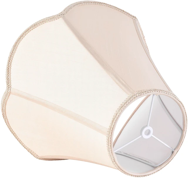 Alt view image 5 of 7 - Lamp Shades 1Pc,6" x 13" x 10.6",Bell Shade,Yellowish Beige Petals
