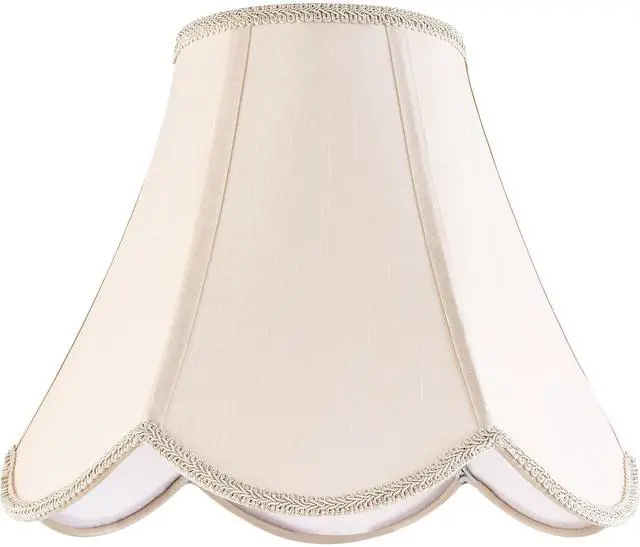 Alt view image 6 of 7 - Lamp Shades 1Pc,6" x 13" x 10.6",Bell Shade,Yellowish Beige Petals