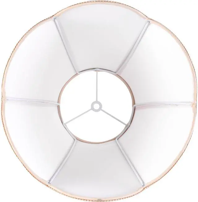 Alt view image 4 of 7 - Lamp Shades 1Pc,6" x 13" x 10.6",Bell Shade,Yellowish Beige Petals