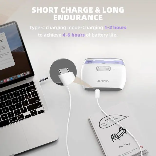Alt view image 5 of 7 - Electric Nail Clipper, Electric Nail Trimmer Suitable for Children, Adults, and Elderly, Automatic Nail Clipper with 2 Adjustable Speeds, Nail Clippers with LED Light and Chip Storage Box