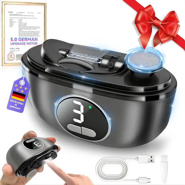 Main image of 2026 Upgraded 3-in-1 Electric Automatic Nail ClipperAdjustable Dual-Blade