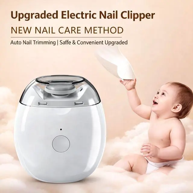 Alt view image 2 of 7 - Electric Nail Clipper with LED Light, Cordless Nail Grinder Trimmer 3-Speed, Portable Nail Clippings Catcher, Electric Nail Clippers for Seniors, Kids, Men, Women