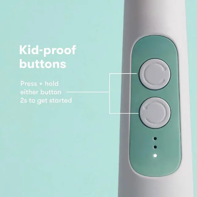 Alt view image 6 of 6 - Baby Electric Nail Buffer, Safe Baby Nail File & Trimmer Kit, White