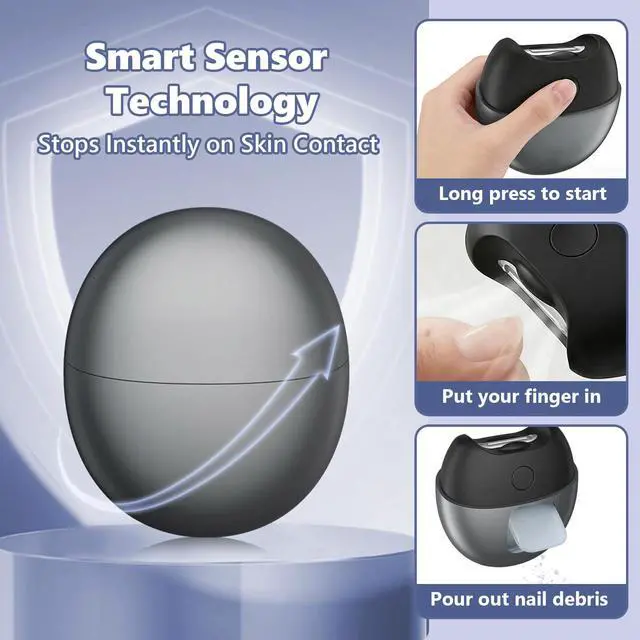 Alt view image 4 of 7 - Electric Nail Clippers for Seniors & Adults, 2-Speed Baby Auto Nail Trimmer