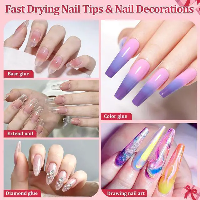 Alt view image 4 of 7 - Handheld UV Nail Light for Gel Nails, Flash Cure Nail Lamp with LED Display, Mini Led Nail Lamp Pen Settings 20/60s Timer, Hand Held Nail Light for Glue Polish Home Salon DlY