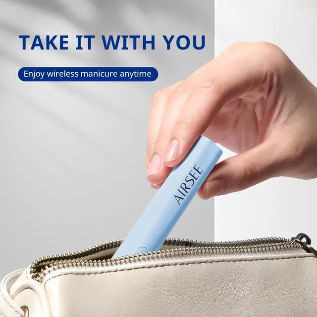 Alt view image 6 of 7 - Mini Portable Handheld UV Light for Gel Nails, Home & Travel,Blue