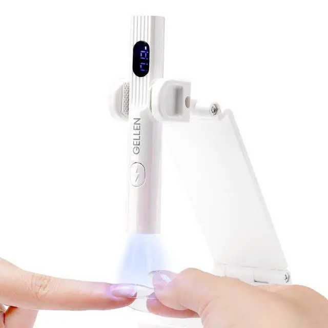 Main image of UV Light for Gel Nails, Mini Cordless UV Nail Lamp with Stand
