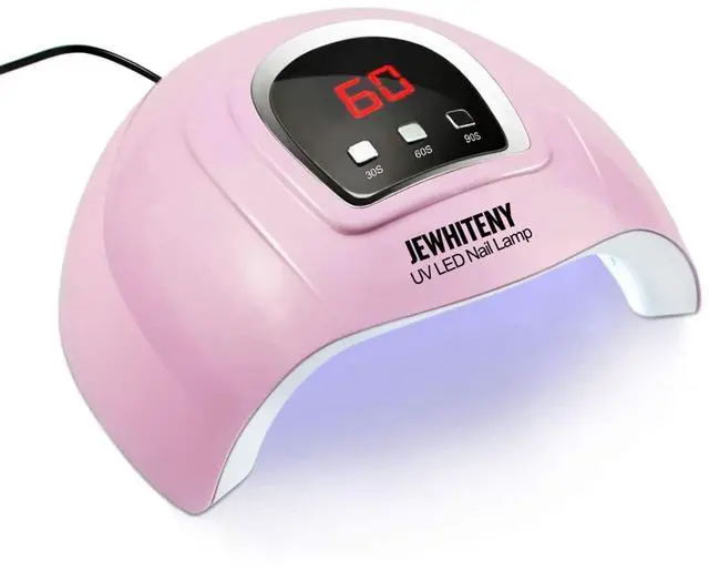 Main image of UV LED Nail Lamp 54W, Professional Nail Dryer Gel Polish Light, UV Light with 3 Timer Setting, Curing Gel LED Dryer, Art Tools with Automatic Sensor, LCD Display