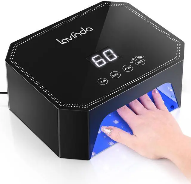 Main image of 54W UV Nail Lamp, Plug-in UV Lamp for Gel Light 4Timers&AutoSens