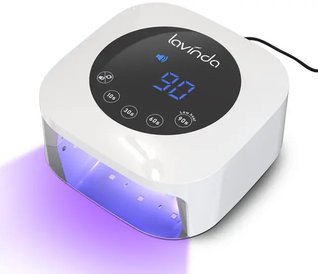 Main image of UV Light for Nails, Plug-in 54W LED Nail Lamp for Acrylic Gel Polish Nail with Large LCD Display, Professional UV Nail Light Fast Curing Lamp Nail Dryer with 4 Timers for Women Girl Mom