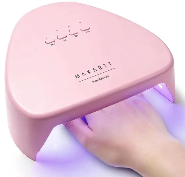 Main image of Compact Travel UV Nail Lamp for Gel Nail Polish, Pulg-in Nail Dryer