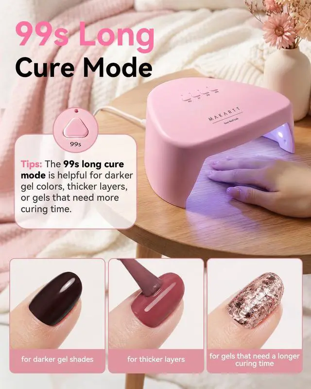 Alt view image 3 of 7 - Compact Travel UV Nail Lamp for Gel Nail Polish, Pulg-in Nail Dryer