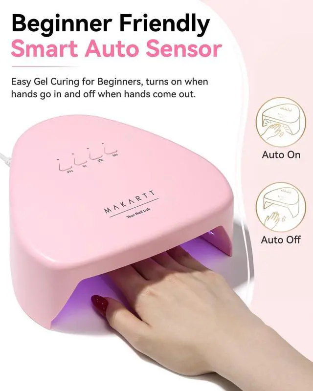 Alt view image 7 of 7 - Compact Travel UV Nail Lamp for Gel Nail Polish, Pulg-in Nail Dryer