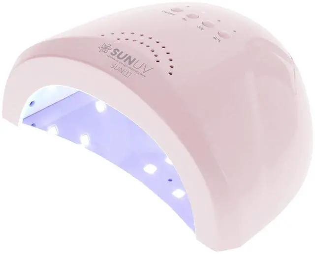 Main image of UV Light for Gel Nails, Professional UV LED Nail Lamp SUNONE Pink