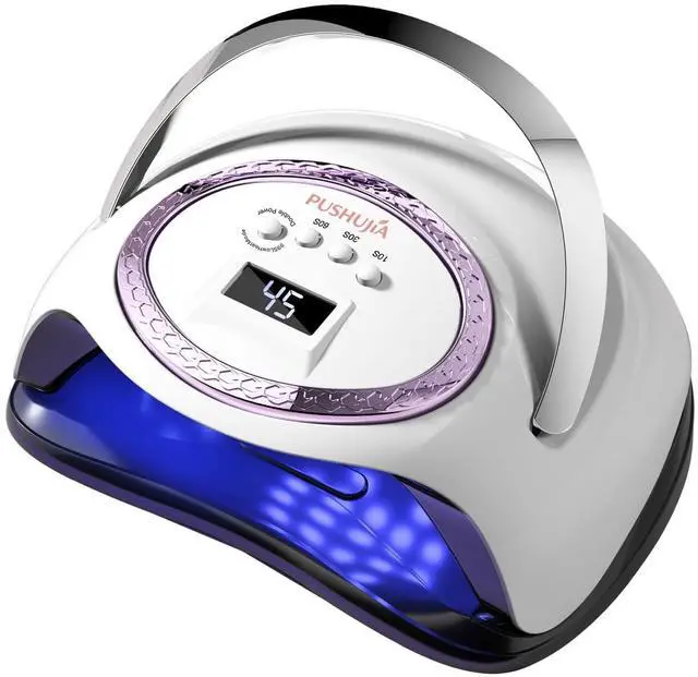Main image of Professional UV LED Nail Lamp, 66 LEDs Nail Dryer with Smart Sensor, Digital Display & 4 Timers, Fast Curing for Gel Polish, Rhinestone Glue, Solid & Liner Gel, for Home & Salon Use