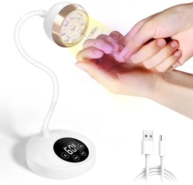 Main image of UV Nail Lamp, LED Auto Sensor Yellow Light Flash Cure Nail Lamp
