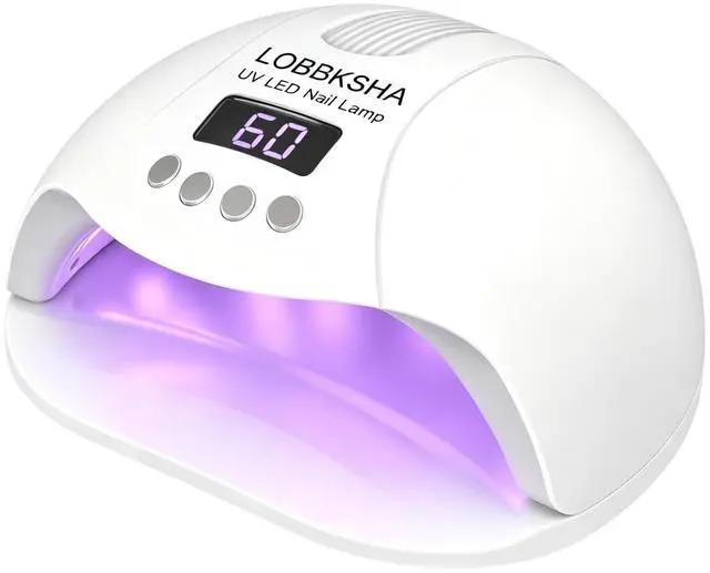 Main image of UV LED Nail Lamp, 280W Fast Curing Gel Nail Dryer for Gel Polish, Rhinestone Glue, Solid & Liner Gel, 4 Timers & Spacious Chamber with Smart Sensor, Professional 45Pcs LEDs for Home Salon Use