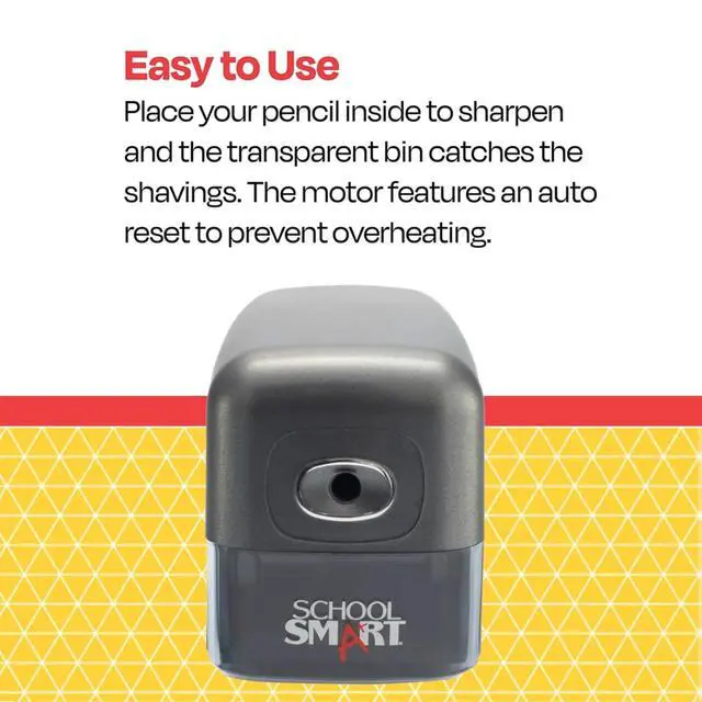 Alt view image 4 of 7 - Electric Pencil Sharpener, 5-1/2 x 3-3/4 x 7-3/4 Inches