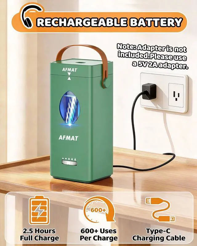 Alt view image 6 of 7 - Electric Pencil Sharpener, Rechargeable & Cordless, Fully Automatic Pencil Sharpener for Classroom, Auto in & Out, 5 Sharpness Modes, Heavy Duty Sharpeners for 6-12mm No.2/Jumbo Pencils PSC7
