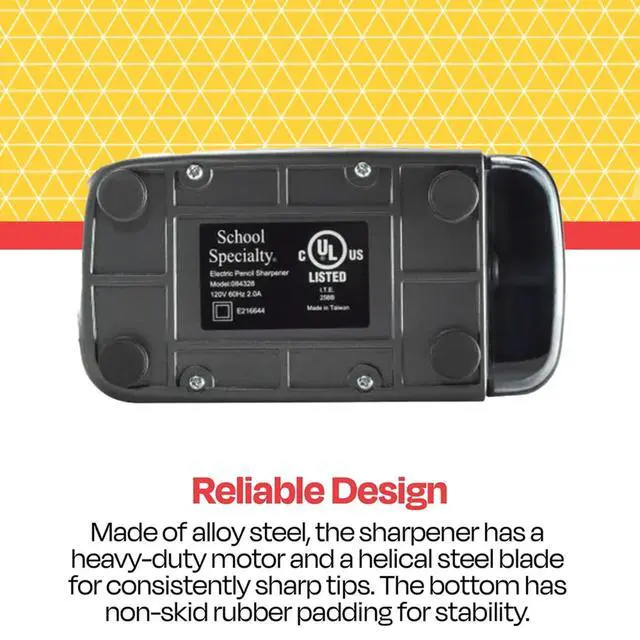 Alt view image 5 of 7 - Electric Pencil Sharpener, 5-1/2 x 3-3/4 x 7-3/4 Inches