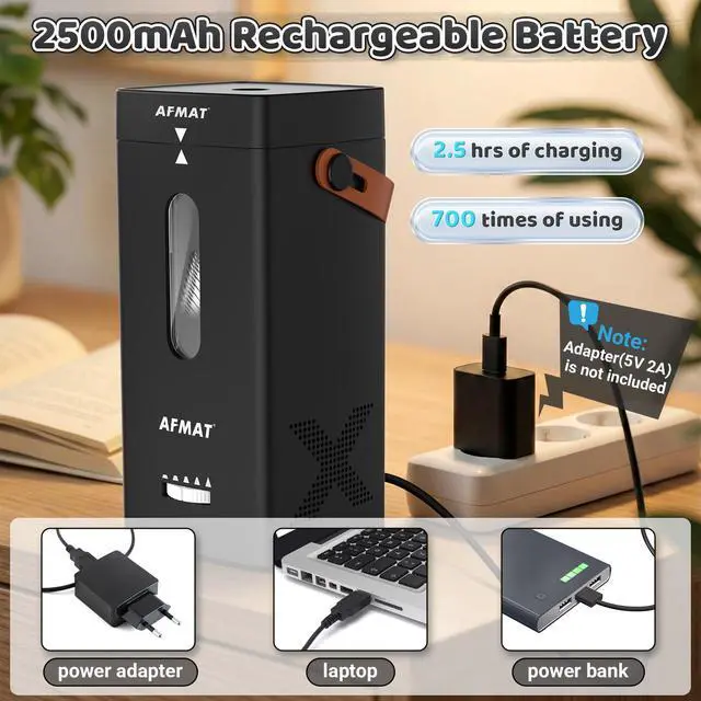 Alt view image 5 of 7 - Electric Pencil Sharpener, Fully Automatic Pencil Sharpener, Auto in & Out, Rechargeable Hands-Free Sharpeners for Jumbo & Colored Pencils (6.5-12mm), Portable for Home/Classroom/Office PSC6