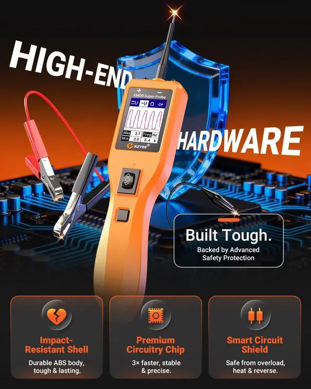Alt view image 4 of 7 - KM06 Automotive Power Circuit Probe Tester, 8-35V Diagnostic Tool
