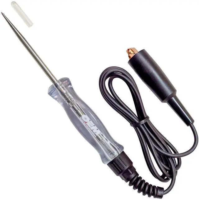 Main image of 25019 Heavy Duty Circuit Tester | Tests Circuits on 6, 12, and 24 Volt Systems | Stainless Steel Probe and Insulated Ground Clip Make Circuit Testing Simple | Easy to Read