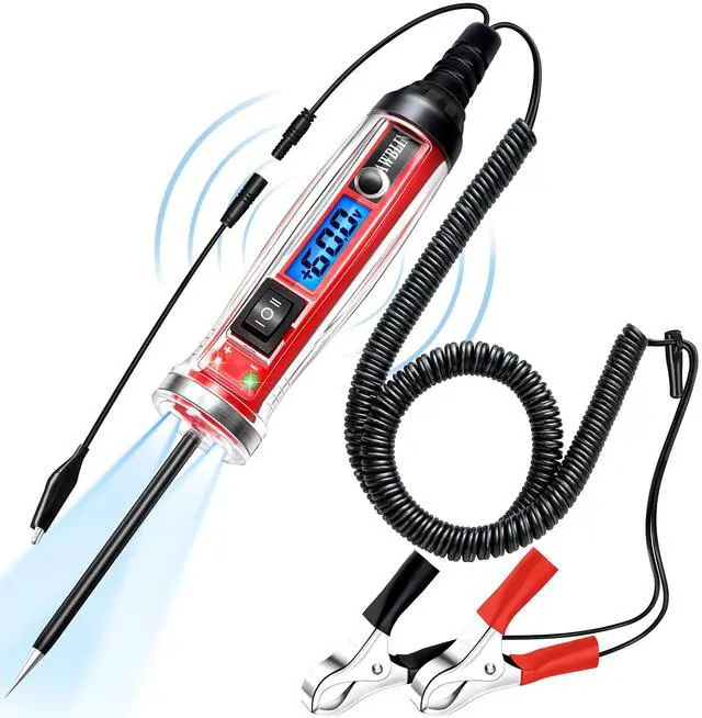 Main image of Power Circuit Probe Tester, LCD Digital Automotive Test Light