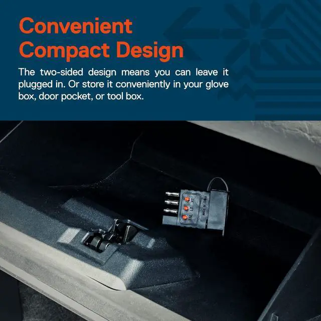 Alt view image 6 of 7 - True MODS 4-Way Flat Trailer Light Tester 4-Pin Wiring Circuit Test
