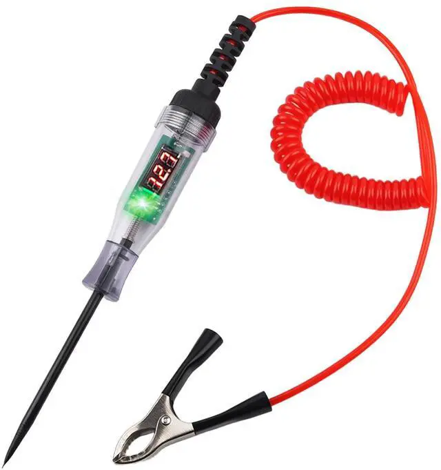 Main image of 5-90V Automotive Digital Test Light,LED Voltmeter Circuit Tester Pen