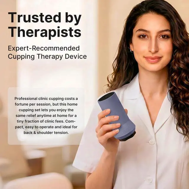 Alt view image 6 of 7 - Lymphatic Drainage Massager, Cupping Tool for Massage Therapy, Hot Stones Gua Sha Tool with Heat, 6 Levels for Muscle Relaxation & Circulation with 2 Essential Oils