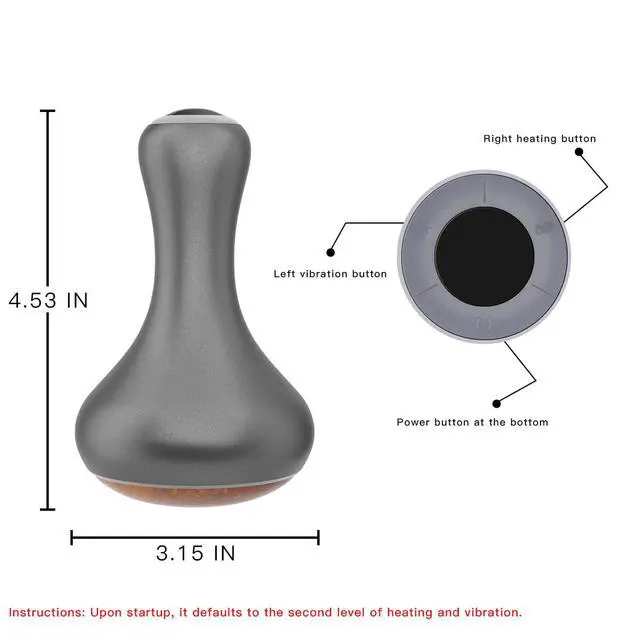 Alt view image 2 of 7 - Wireless Hot Stones for Massage Red Bian Stone