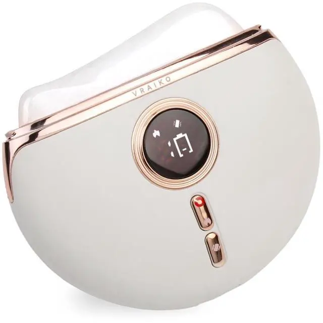 Main image of Aurora LED Gua Sha Device, Jade Stone Gua Sha Facial Tool with Heat and Vibration, Face Massager for Anti-Aging Wrinkles Puffiness Skin Rejuvenation and Toning (Aurora)