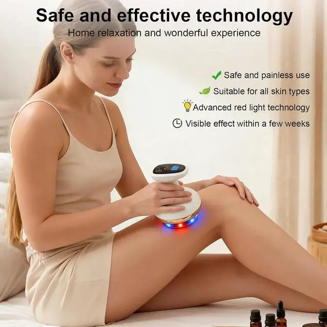 Alt view image 6 of 7 - Cellulite Remover & Cellulite Massager Tool for Skin & Muscle Care, Electric Gua Sha Device for Cellulite Massage Tool,9 Suction Levels&Heating, Handheld Massager for Belly, Arms, and Legs