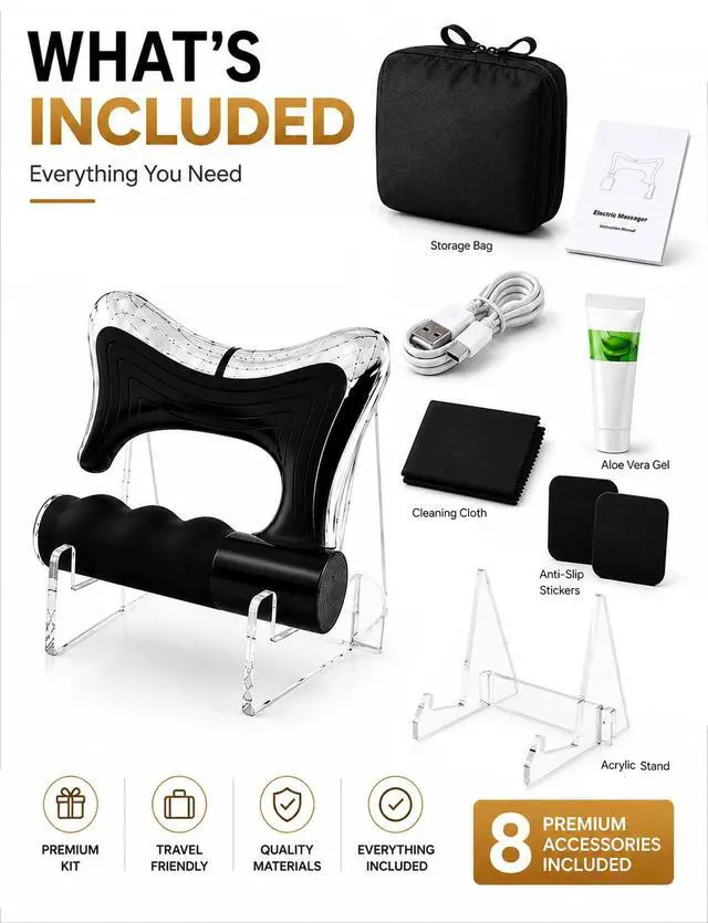 Alt view image 2 of 7 - Heated Muscle Scraper Tool, Electric Gua Sha Kit With Complete Accessories