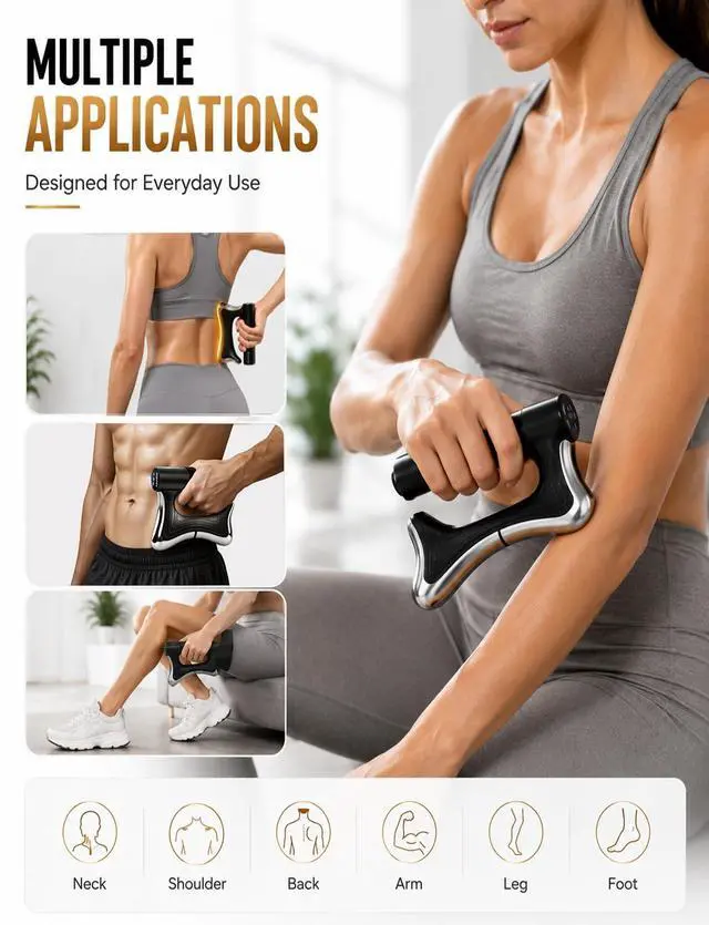 Alt view image 6 of 7 - Heated Muscle Scraper Tool, Electric Gua Sha Kit With Complete Accessories