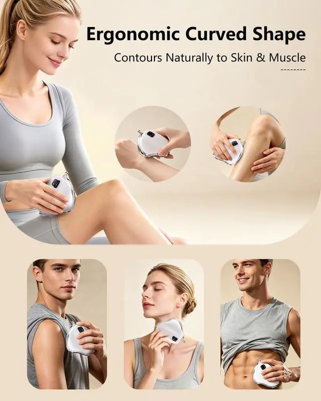 Alt view image 6 of 6 - LINKFCARE Heated Muscle Scraper Tool with Heat, Light, Vibration, 4 Modes