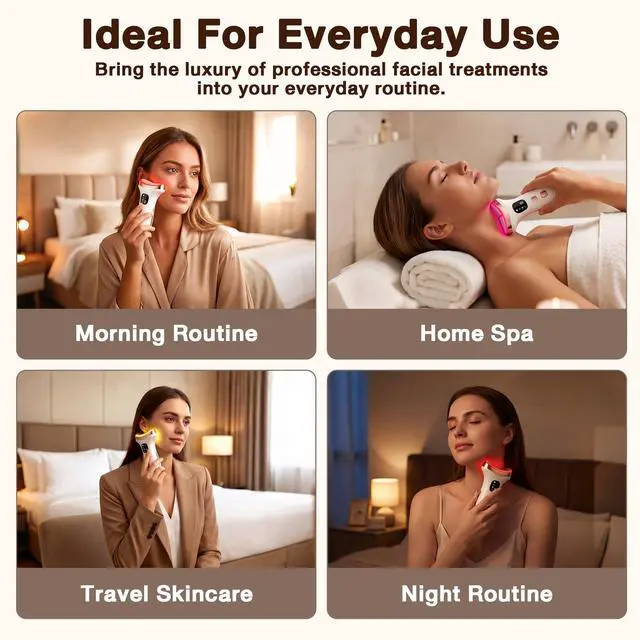Alt view image 7 of 7 - Facial Massager for Face & Neck, 7-in-1 Gua Sha Beauty Wand