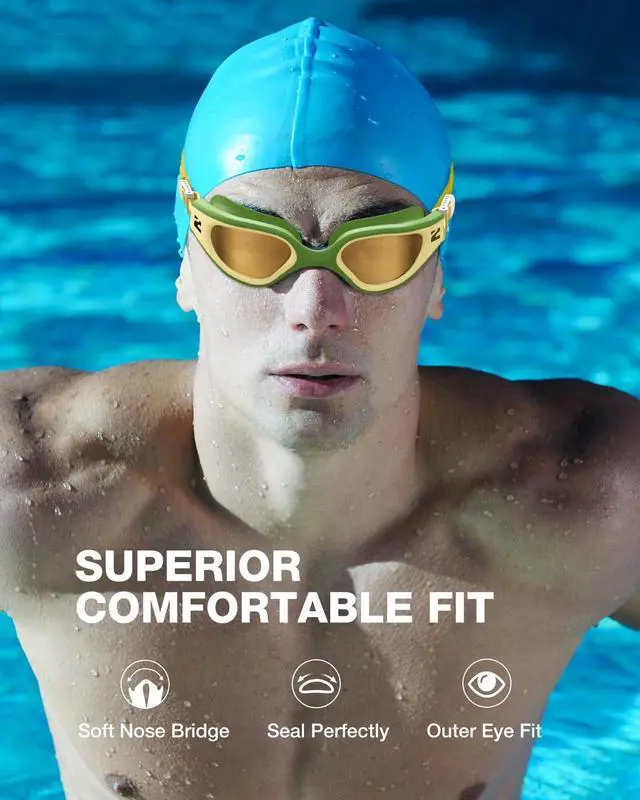Alt view image 5 of 5 - G1 Air Swim Goggles Adult, Polarized for Outdoor, Open Water
