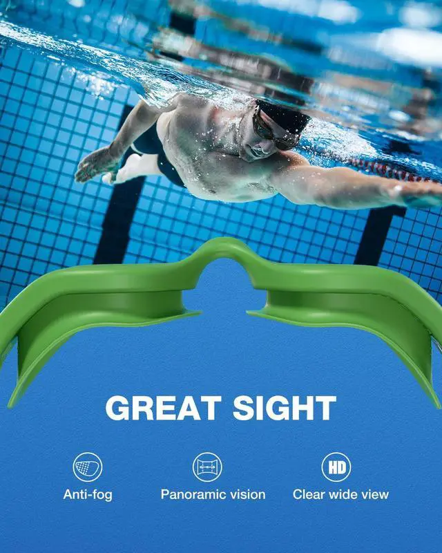 Alt view image 4 of 5 - G1 Air Swim Goggles Adult, Polarized for Outdoor, Open Water