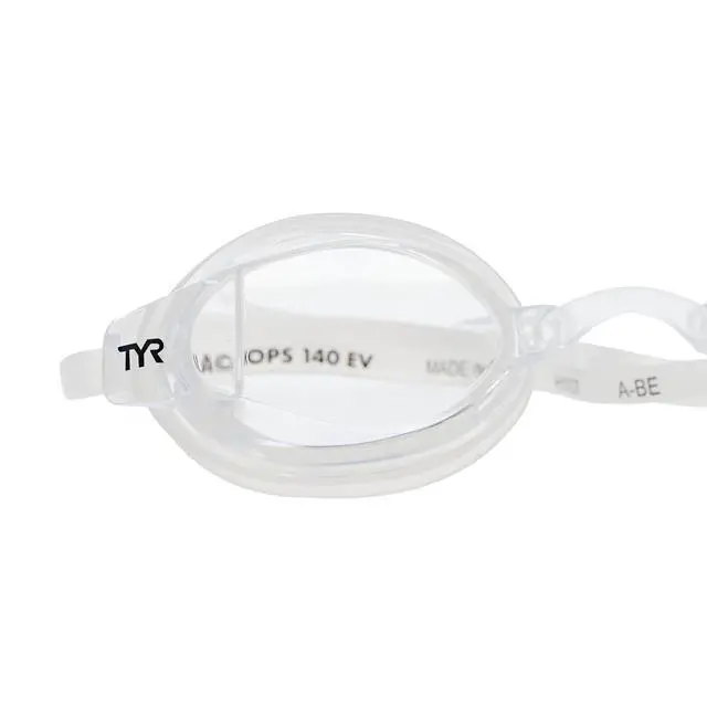 Alt view image 3 of 5 - Blackops 140 EV Swim Goggles Non-Mirrored Anti-Fog Goggles for Men & Women, Low Profile Competitive Swimming Goggles for Lap Swimming & Training (Clear)