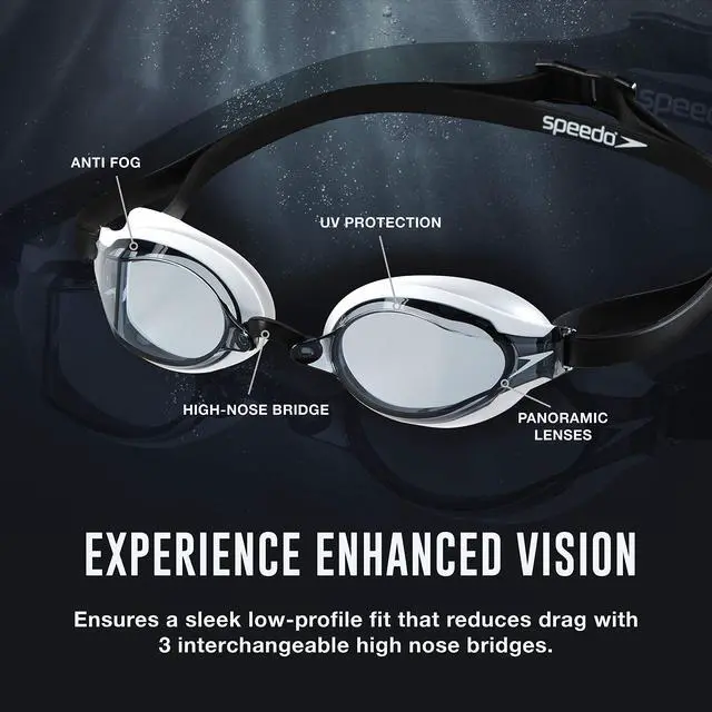 Alt view image 7 of 7 - Unisex-Adult Swim Goggles Speed Socket 2.0