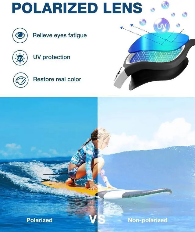 Alt view image 2 of 7 - G1 MINI Polarized Kids Swim Goggles for Boys Girls Ages 6-14