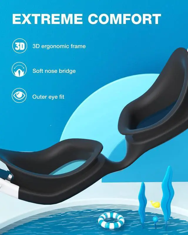 Alt view image 3 of 7 - G1 MINI Polarized Kids Swim Goggles for Boys Girls Ages 6-14